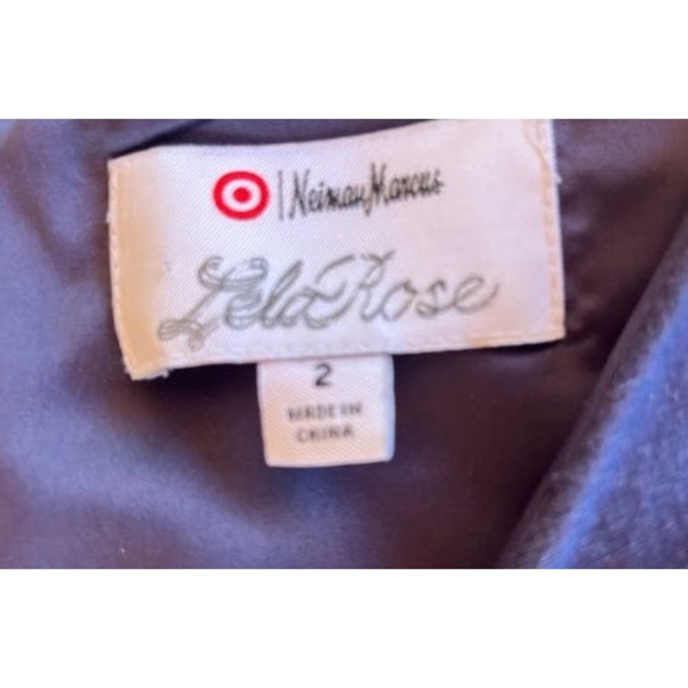 Lela Rose for Target Neiman Marcus Watercolor Floral High Low Dress Silk Blend 2 - Picture 4 of 4